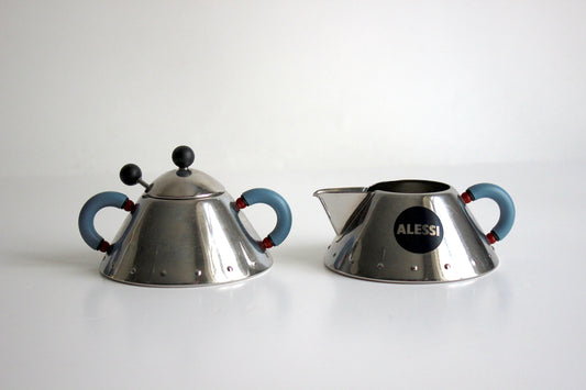 Milk Jug & Sugar Bowl Set by Michael Graves for Alessi