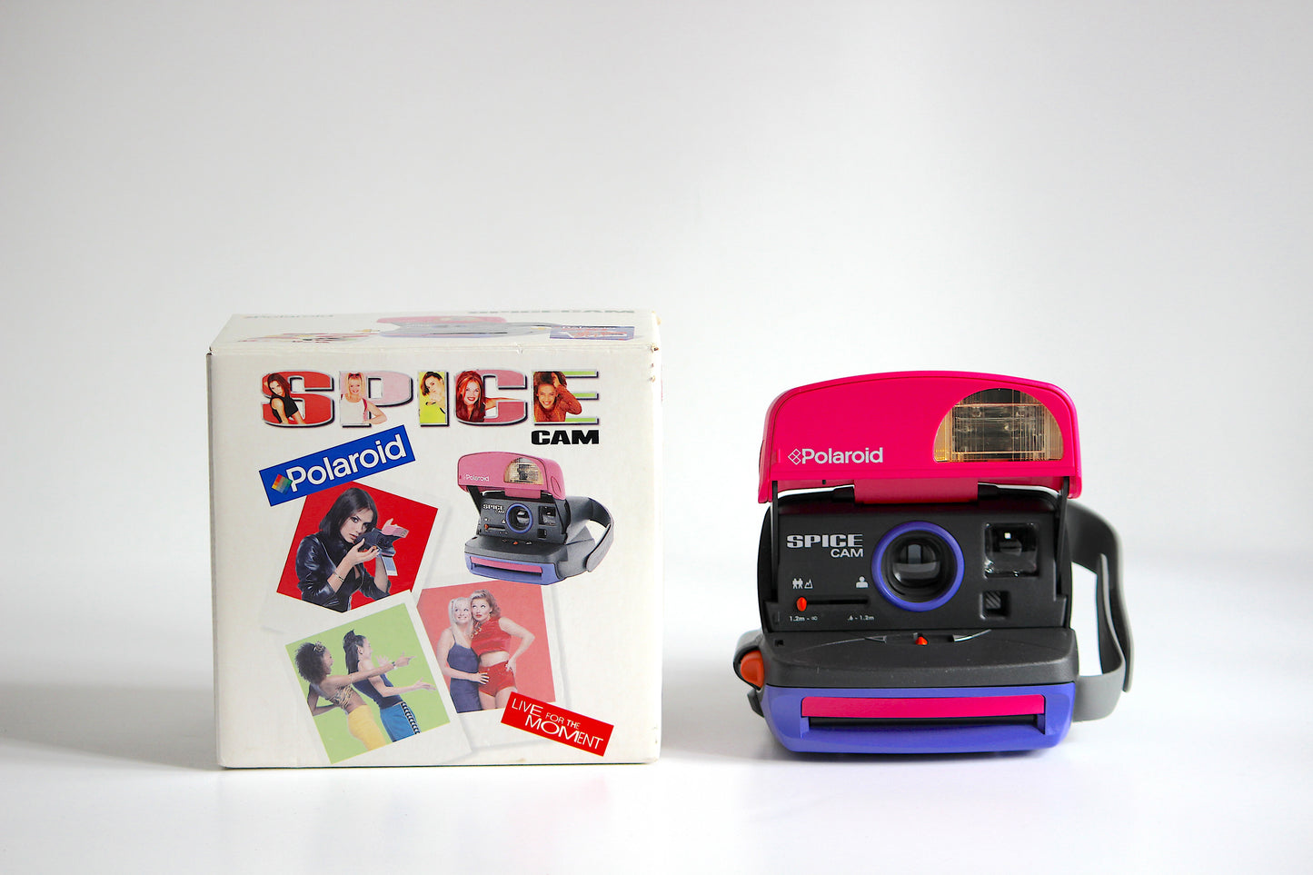 Polaroid SPICE CAM [includes original box, original stickers and original instructions book]