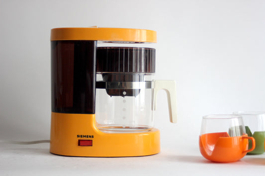 SIEMENS filter coffee maker TC 1103 Orange. Space age coffee maker. 70s