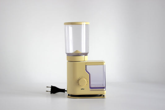Braun Aromatic Coffee Grinder KMM 20. Type 4045. Reinhold Weiss and Hartwig Kahlcke. Germany 1979