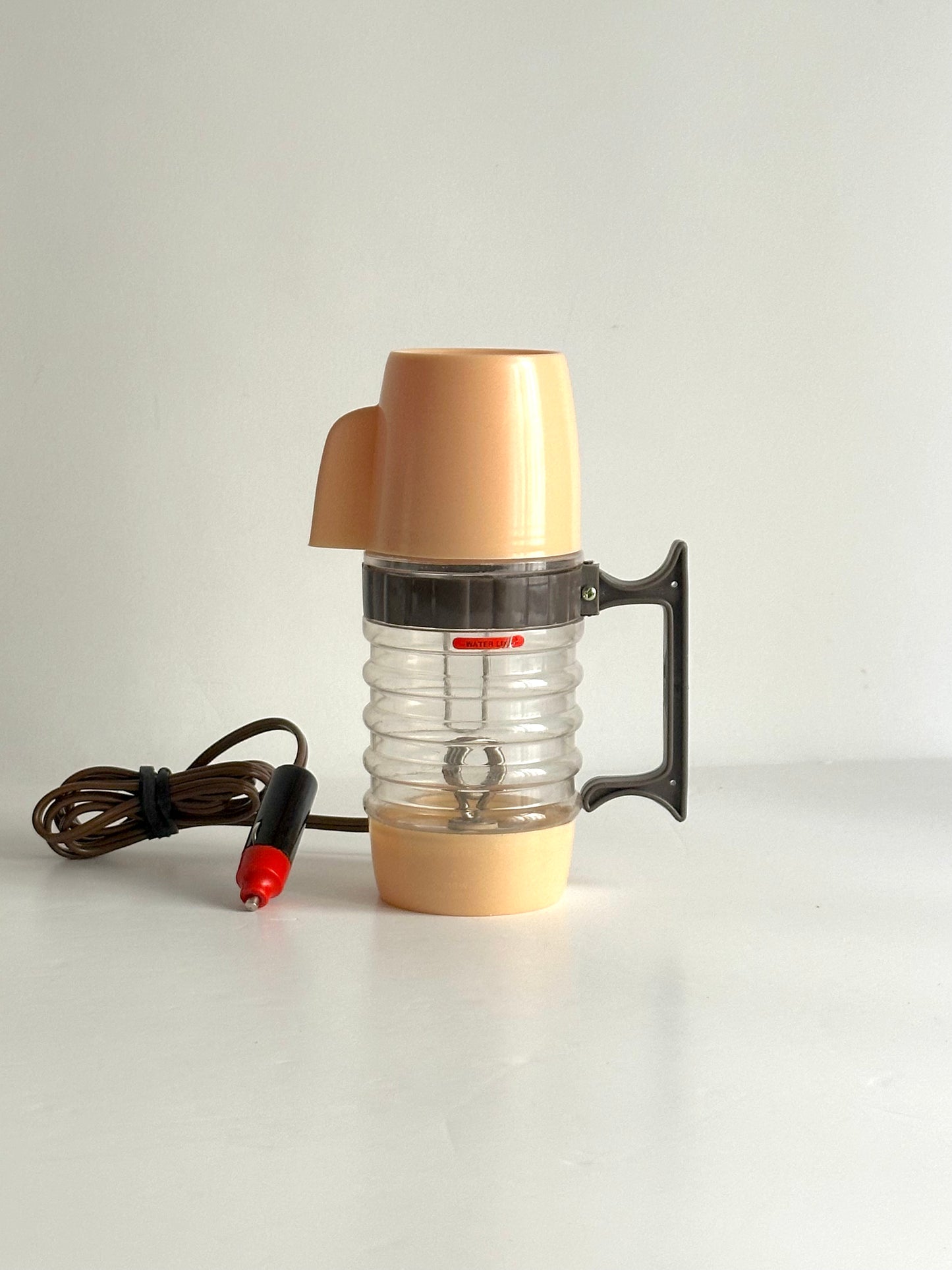 Vintage auto coffee maker for car – 12v travel coffee heater with cups & box – 1970s