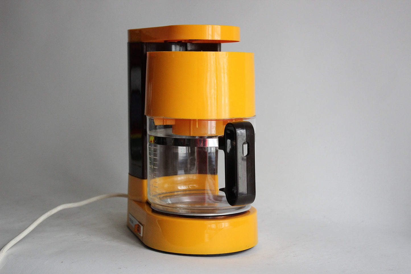 Filter Coffee Maker CALOR 1000 Orange. French 70s Space Age Coffee Maker.