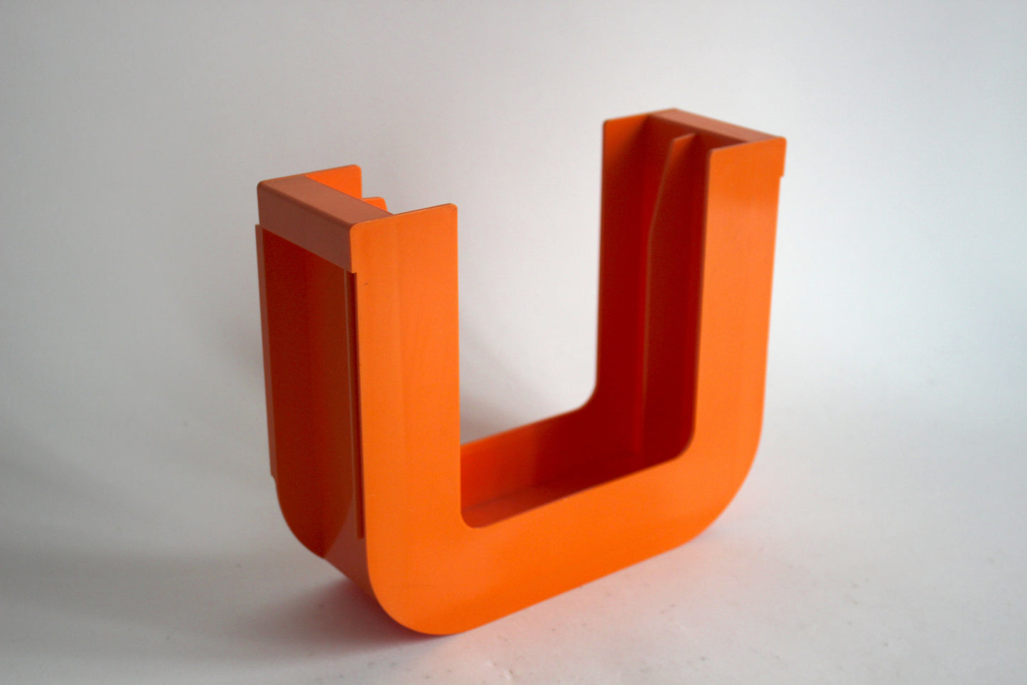 Ubox orange vinyl holders – 1970s german design set for 7” + 12” records