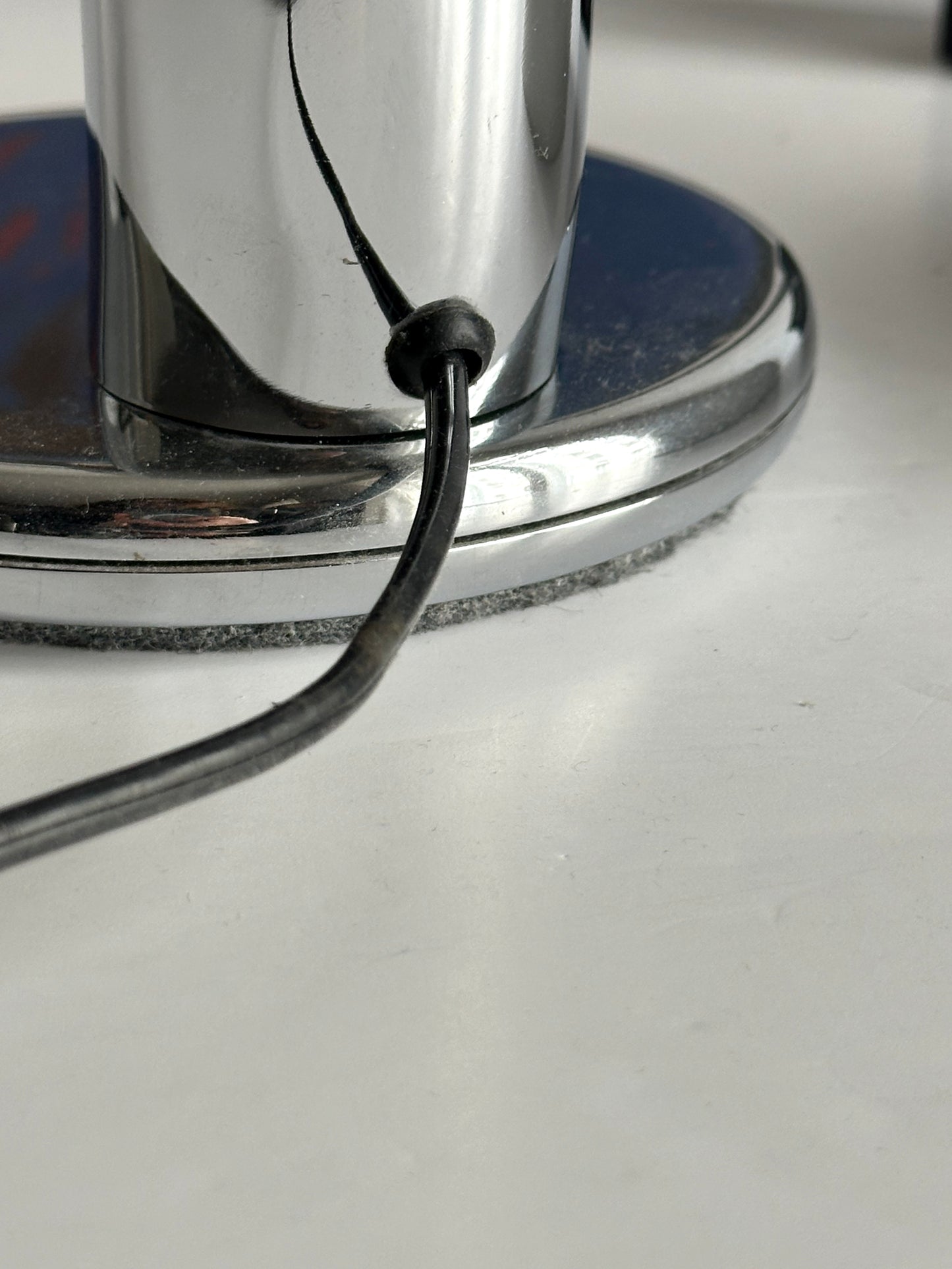 FASE Spain Flipper Lamp. Chrome 1970s.