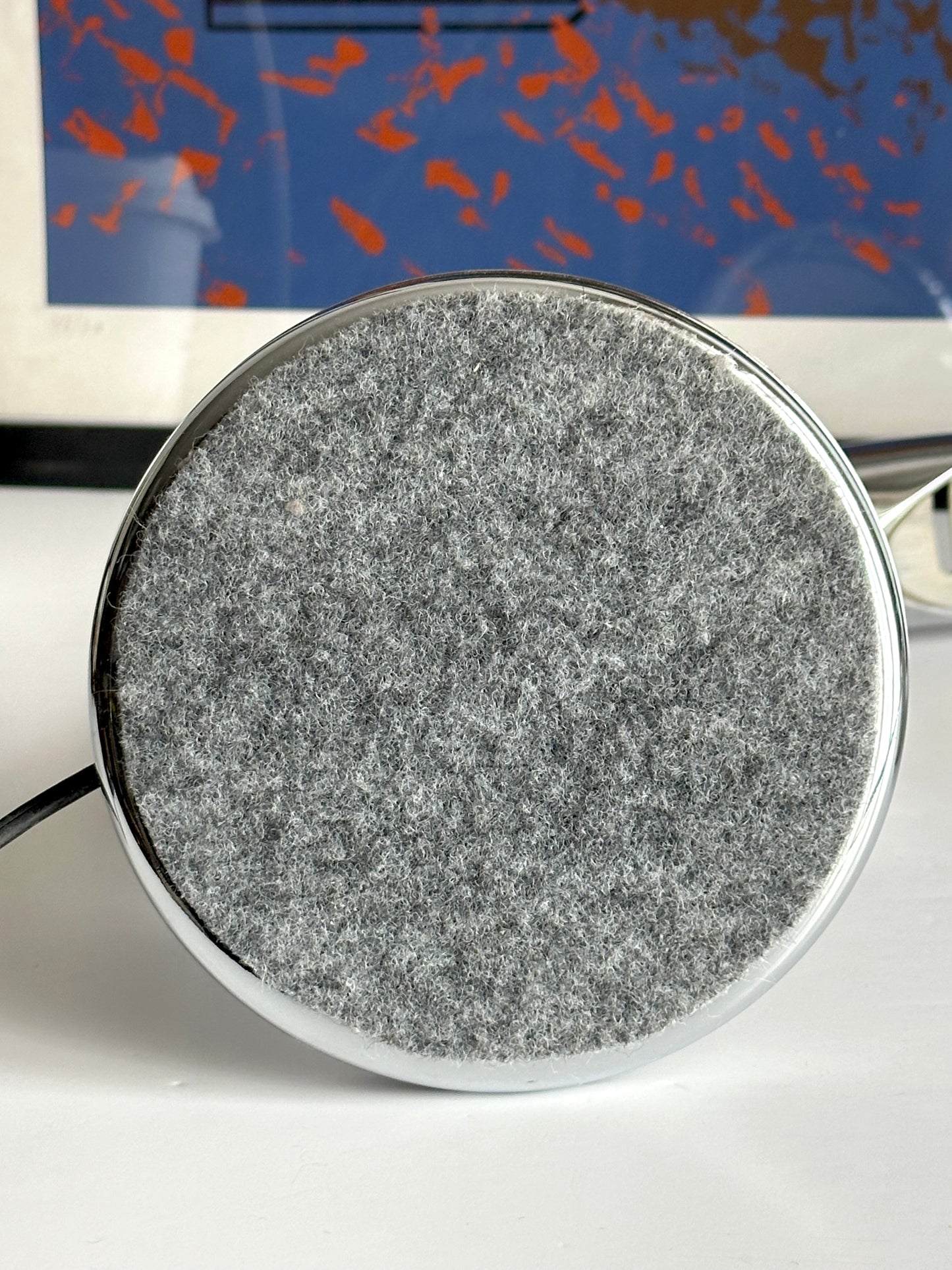 FASE Spain Flipper Lamp. Chrome 1970s.