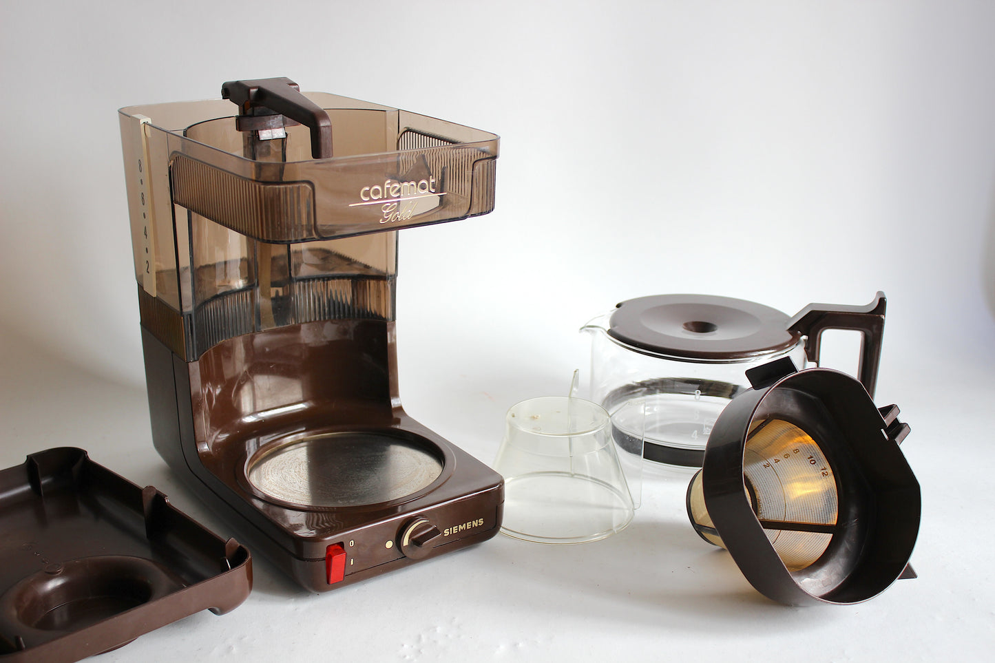 Siemens Cafemat filter coffee maker TC 7406 Brown. Space age coffee maker, vintage coffee machine