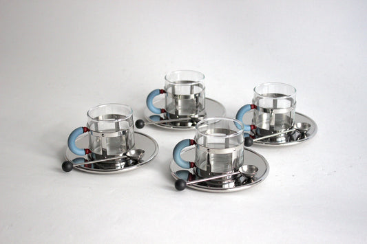 Alessi Espresso Cup Set (4) by Michael Graves (1994)