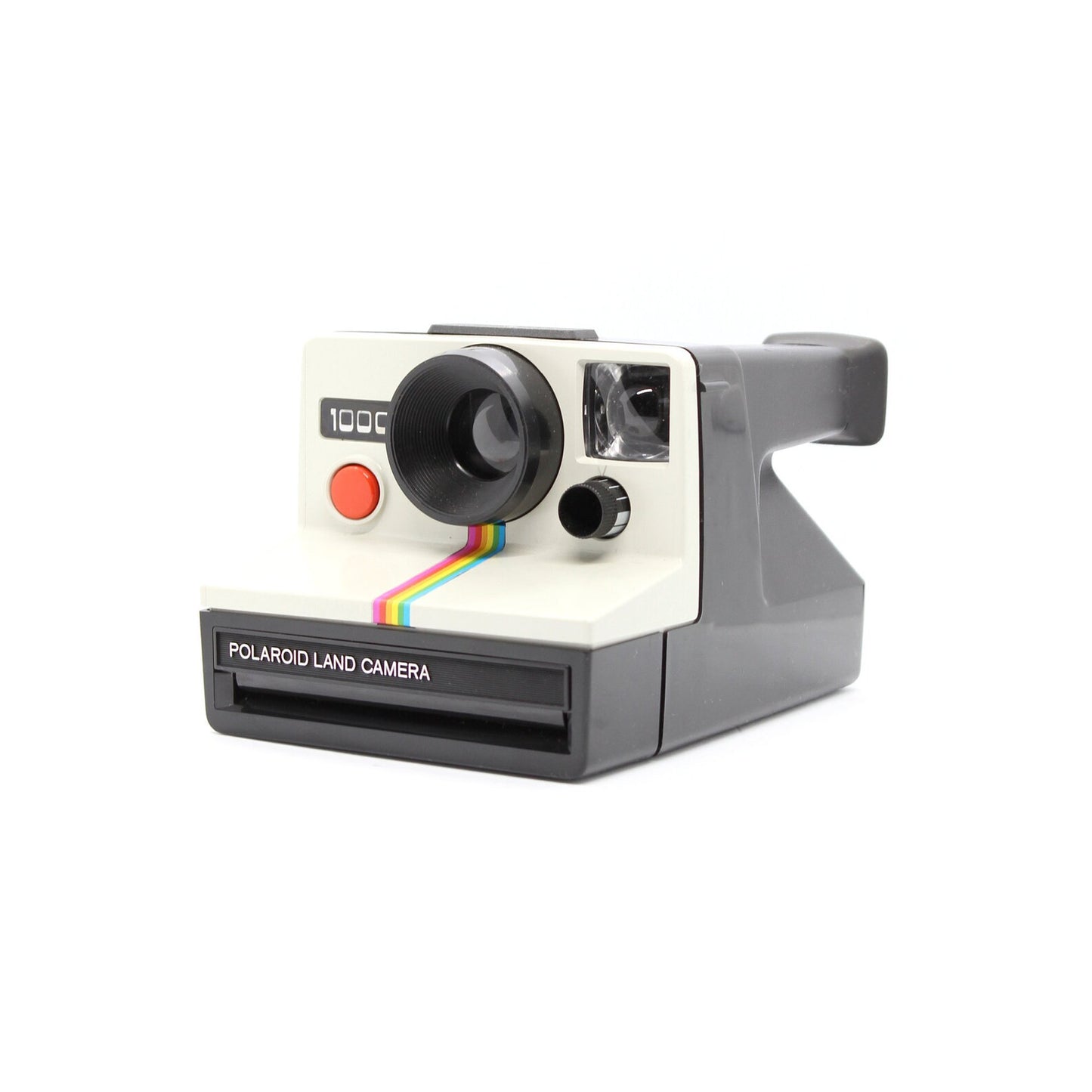 Polaroid 1000 Land Camera - orange shutter button