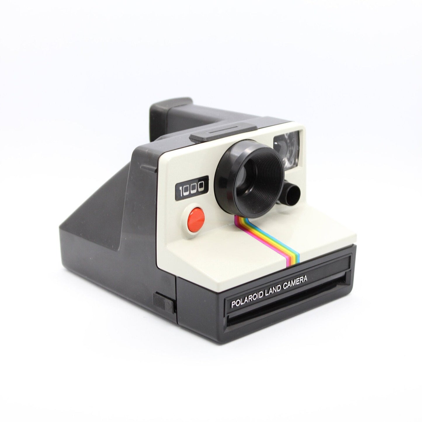 Polaroid 1000 Land Camera - orange shutter button