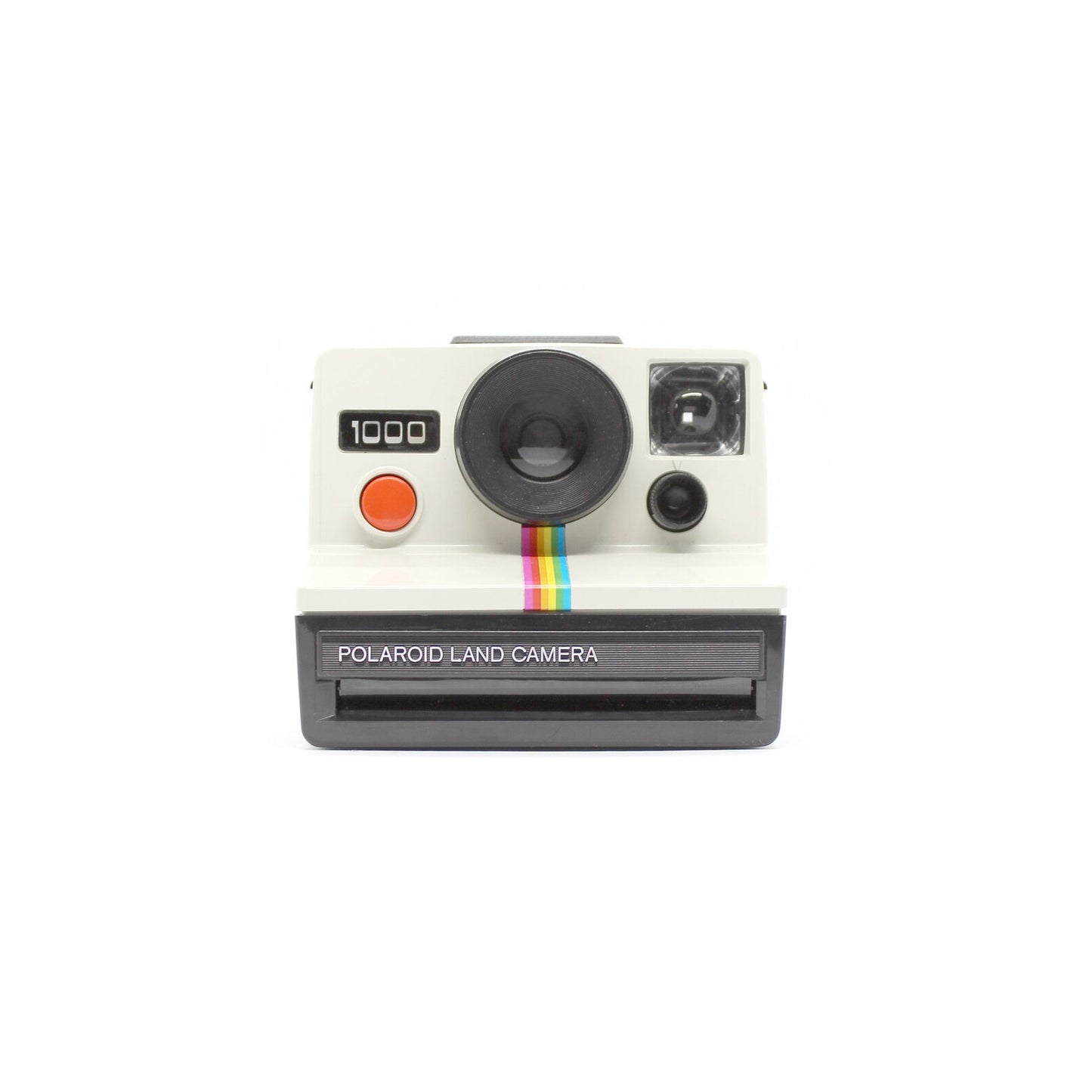 Polaroid 1000 Land Camera - orange shutter button