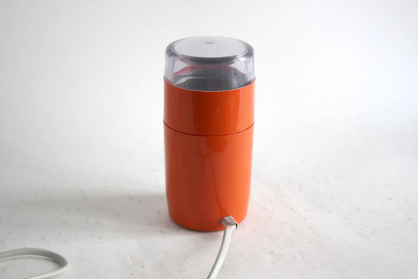 Braun KSM1 Orange Coffee Grinder. Reinhold Weiss. West Germany 1966 Space Age. Midcentury. Minimalist Design