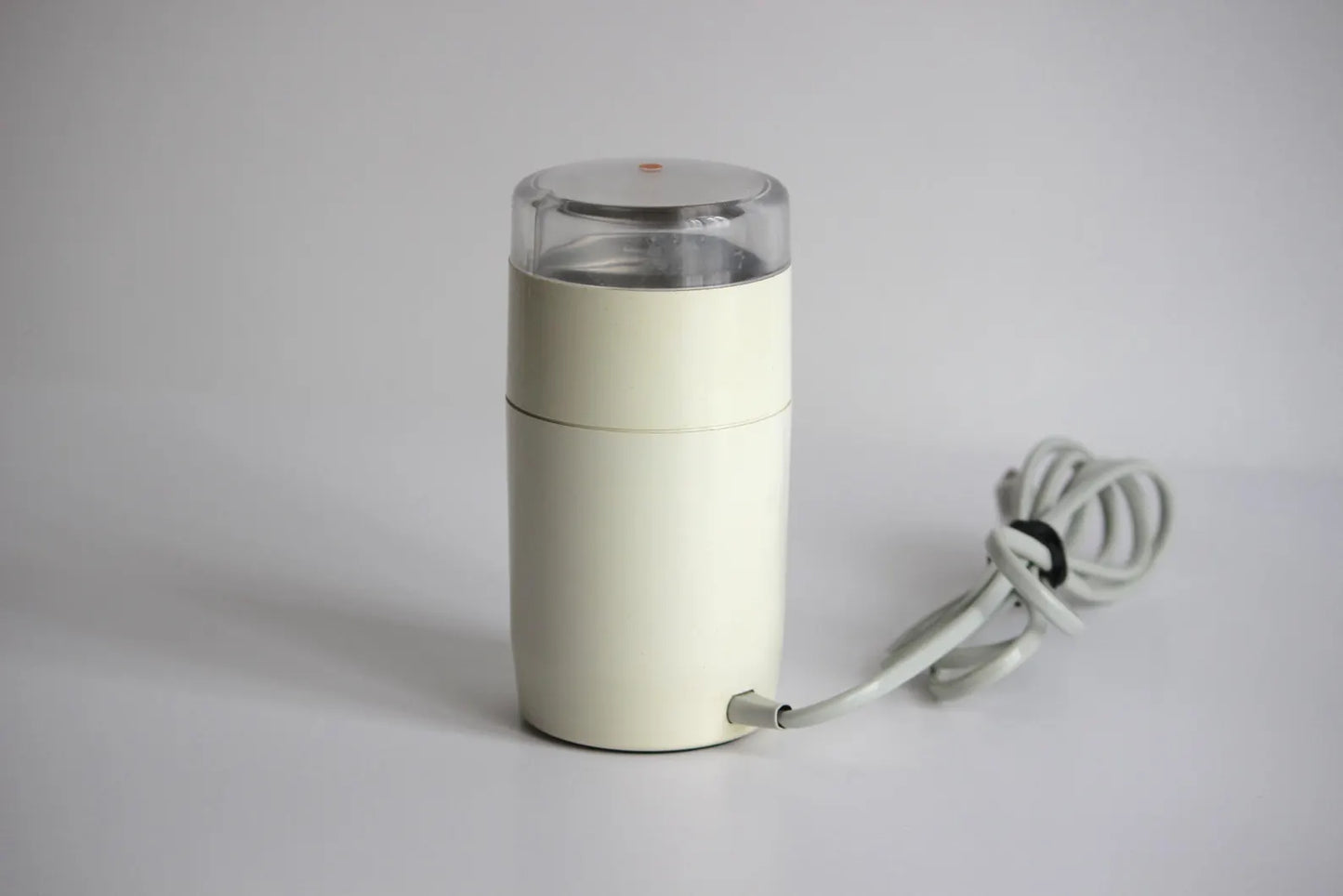 Braun KSM1 white Coffee Grinder. Reinhold Weiss. West Germany 1966 Space Age. Midcentury. Minimalist Design