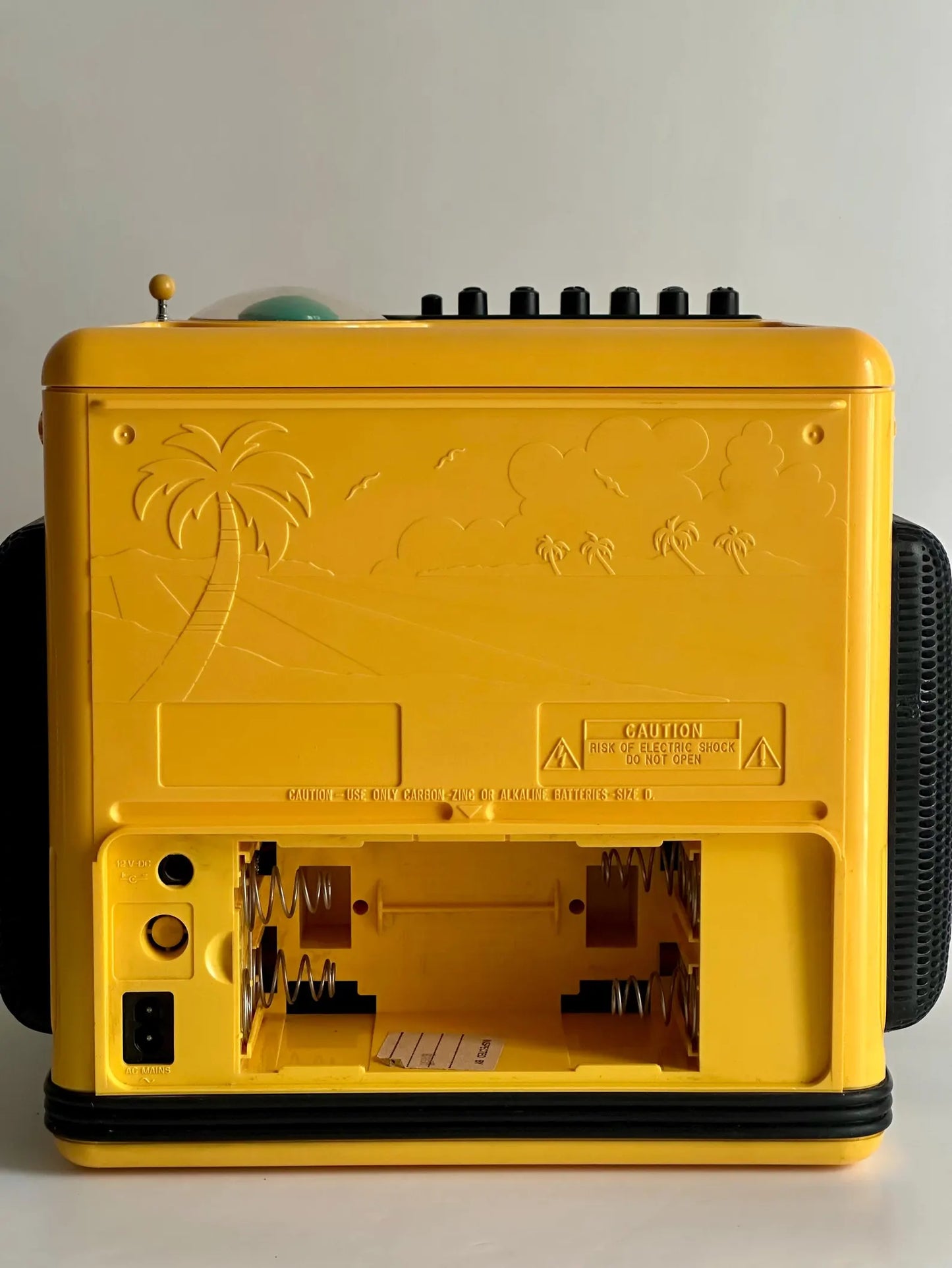 Philips Le Cube D-8080/02. Portable Radio, Cassette Tape Player, Vintage Boombox. 1985. Serviced, memphis design icon.