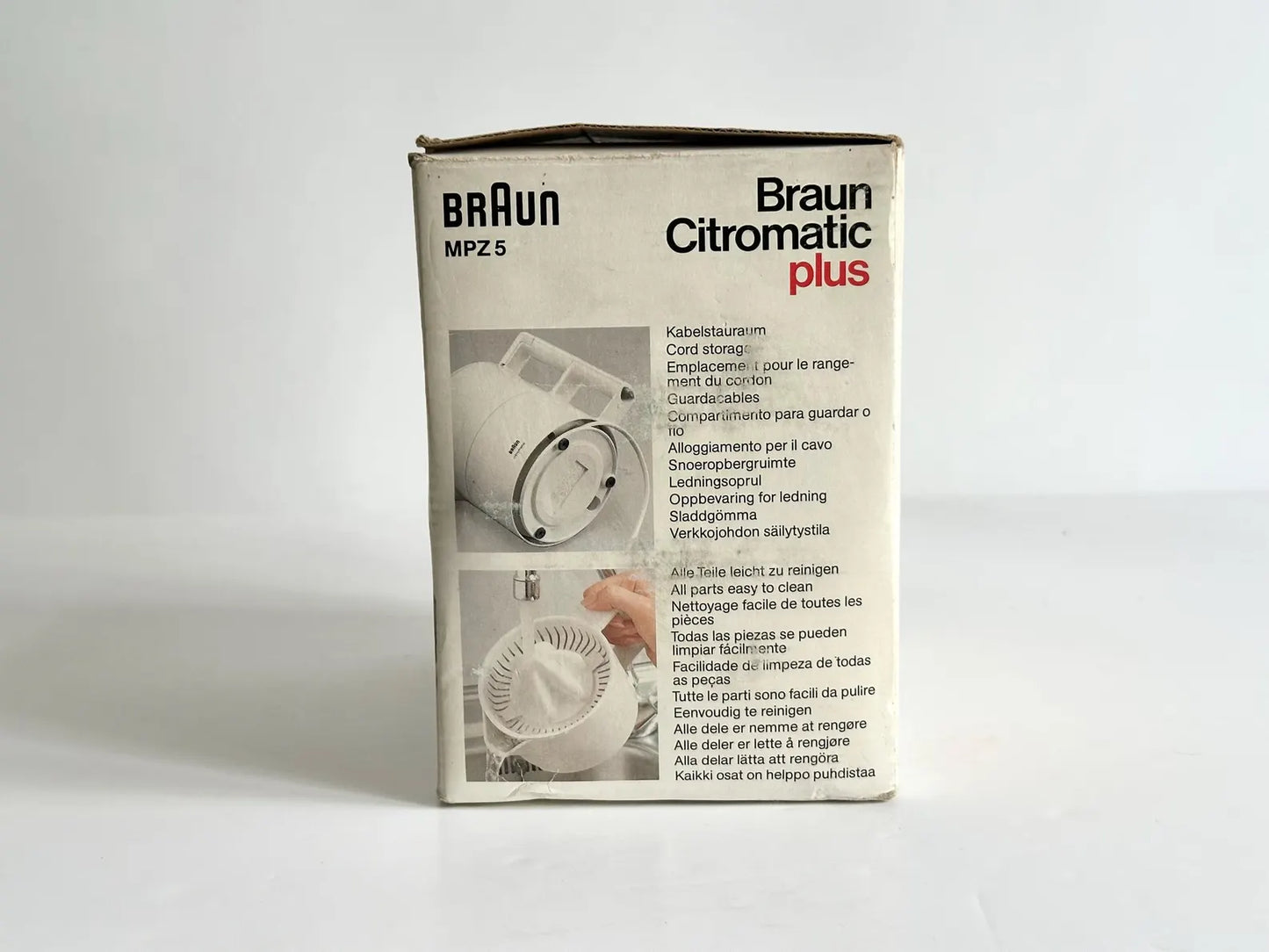 Braun Citromatic Plus MPZ5 citrus juicer. Ludwig Littmann (1985)