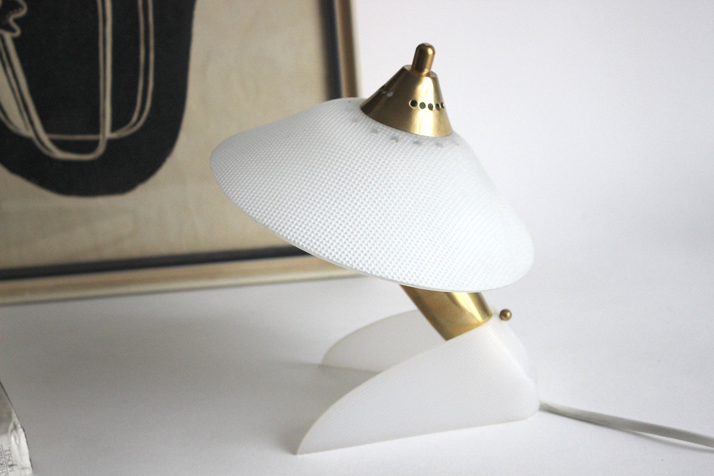 1950s Rupert Nikoll Lucite Table Lamp - Super Rare