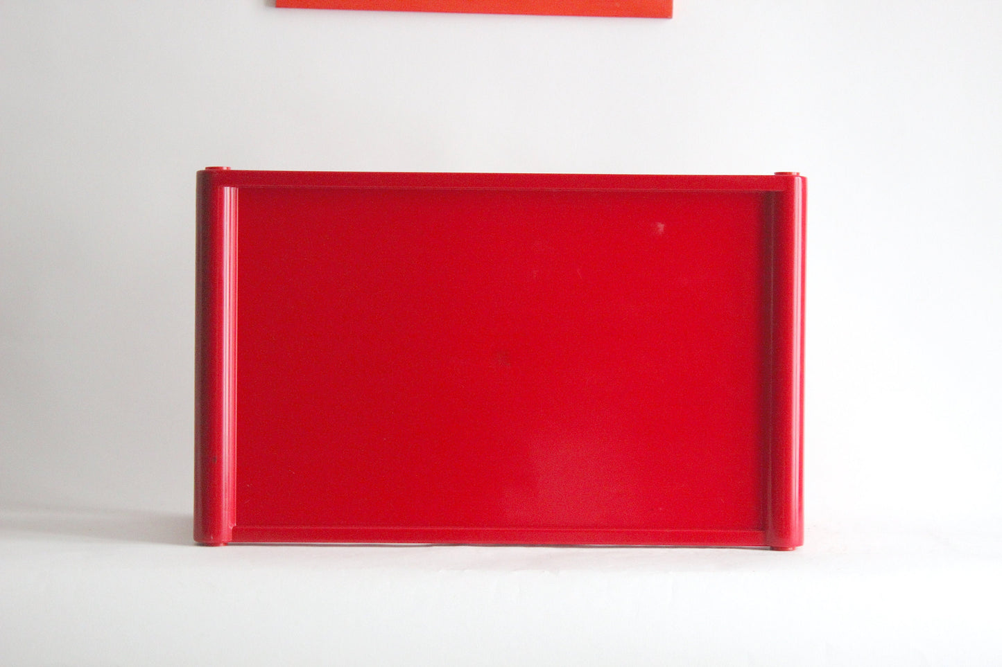 Vintage red Luigi Massoni for Guzzini bed foldable tray - folding table - space age - 1970s/1980s