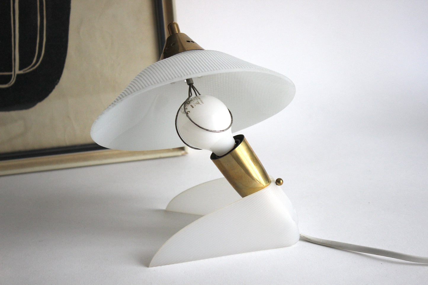 1950s Rupert Nikoll Lucite Table Lamp - Super Rare