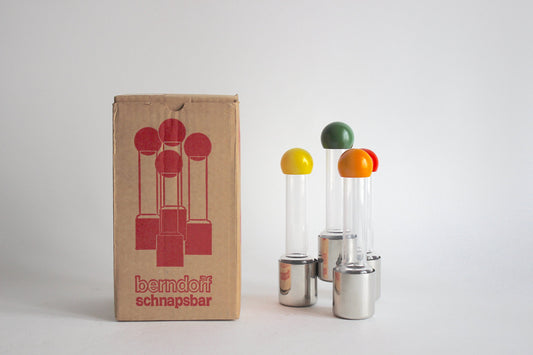 Berndorf Schnapsbar Set - Pristine Vintage Spirits Dispenser from Vienna