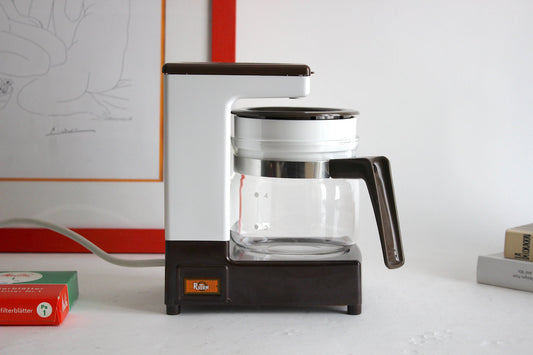 Philips for Ruton Vintage Filter Coffee Maker. Model RO 2504. Holland, 1965. Minimalist design.