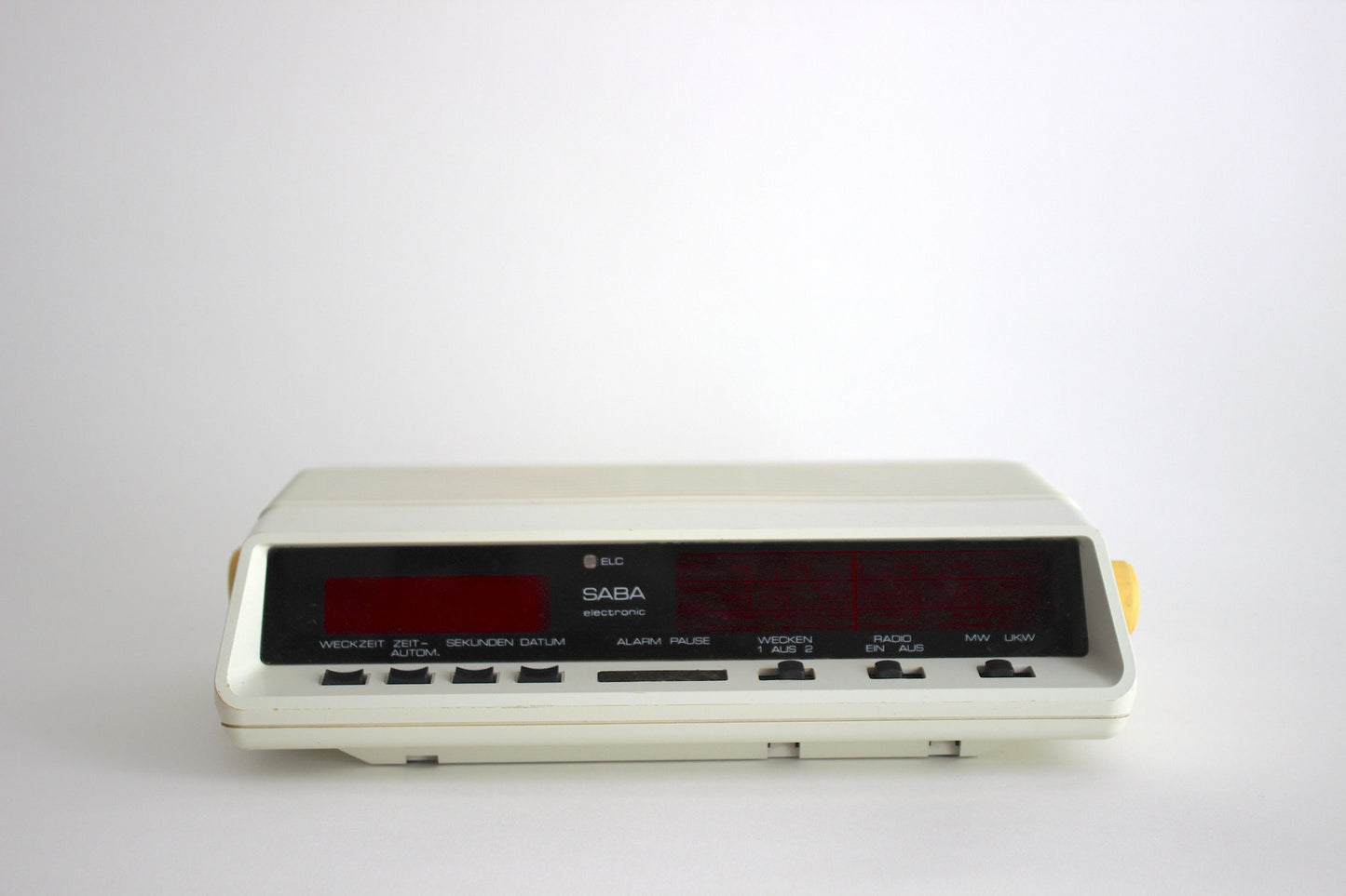 Vintage Saba Ultra Clock T Electronic Alarm Clock - Classic 70s Digital Clock