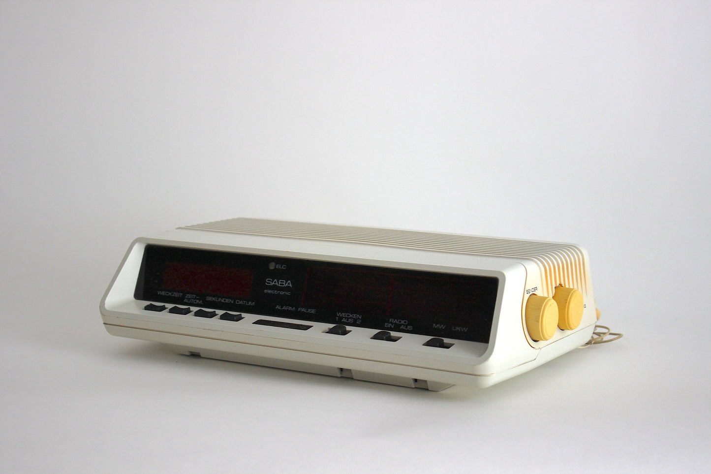 Vintage Saba Ultra Clock T Electronic Alarm Clock - Classic 70s Digital Clock