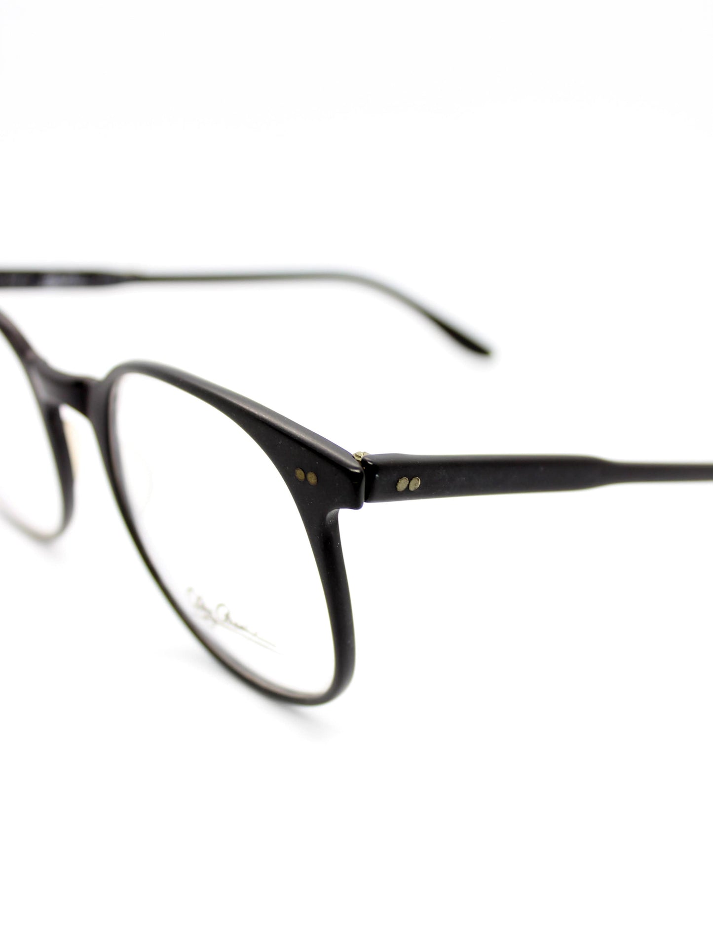 Oleg Cassini Black Matte Eyeglasses - New Old stock