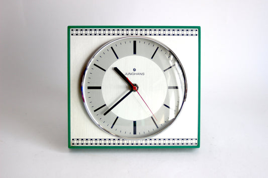 JUNGHANS wall clock model 431/7903. SpaceAge. Germany 1970s.