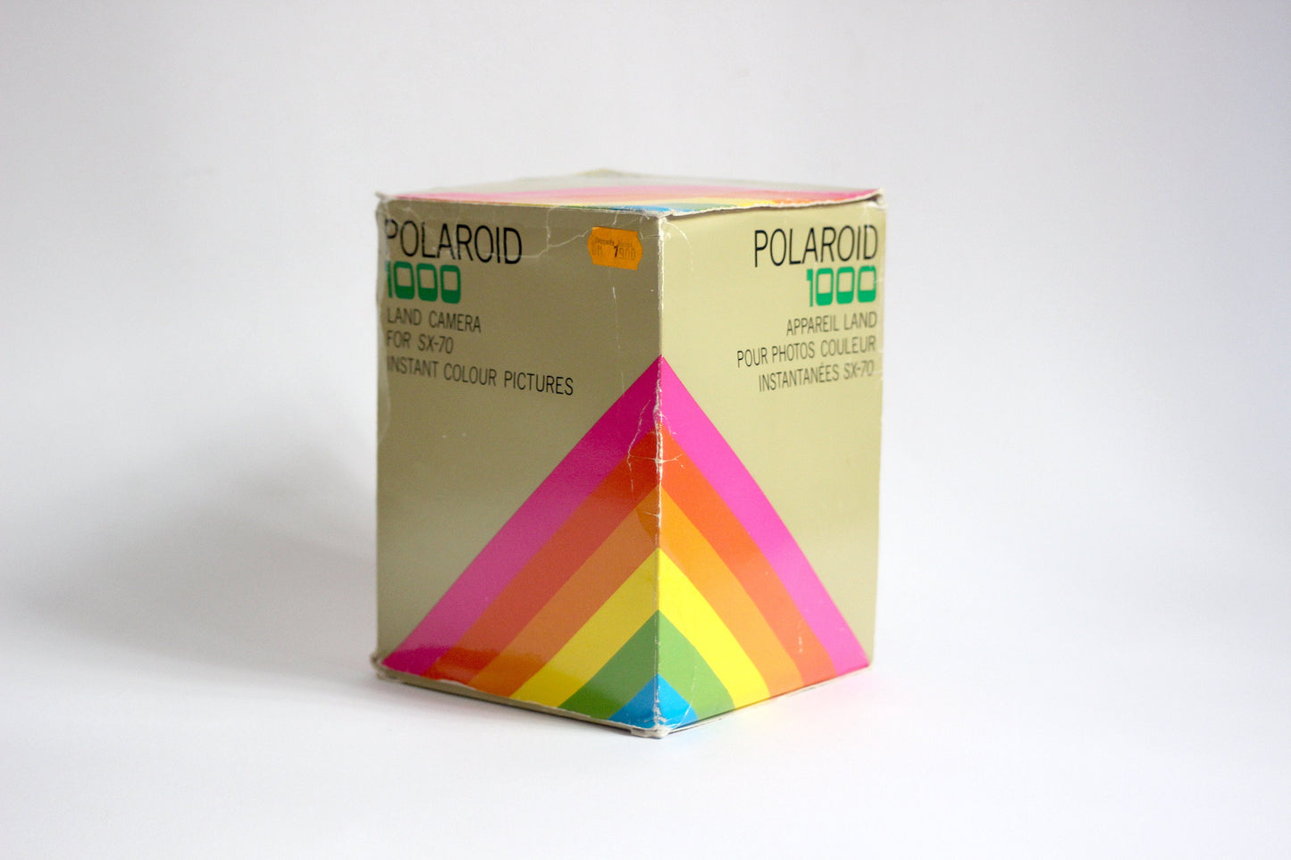 Polaroid 1000 Land Cámera - green shutter button [includes original box and original book instruccions]
