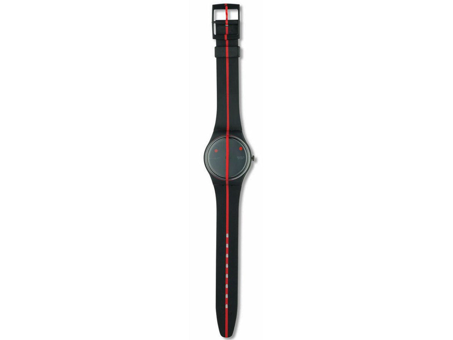 Swatch ROSSO SUR BLACKOUT / Gent (GZ119) / Swiss Art - Numbered Edition - New Old Stock - with Original Box