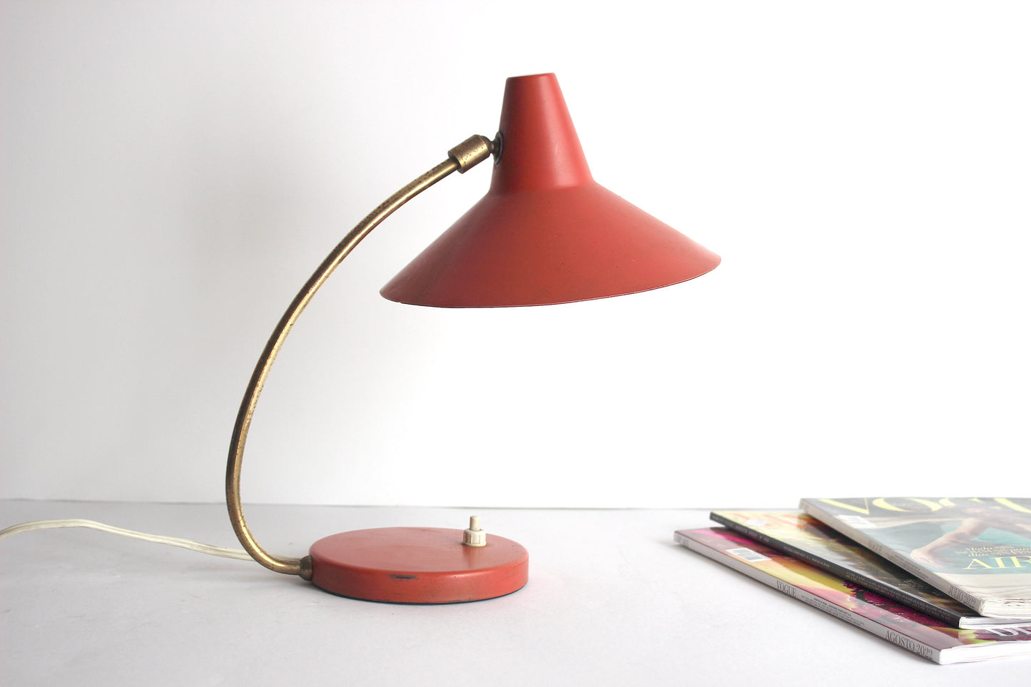 Coral table lamp. Desk lamp. Mid-Century design. 60s.
