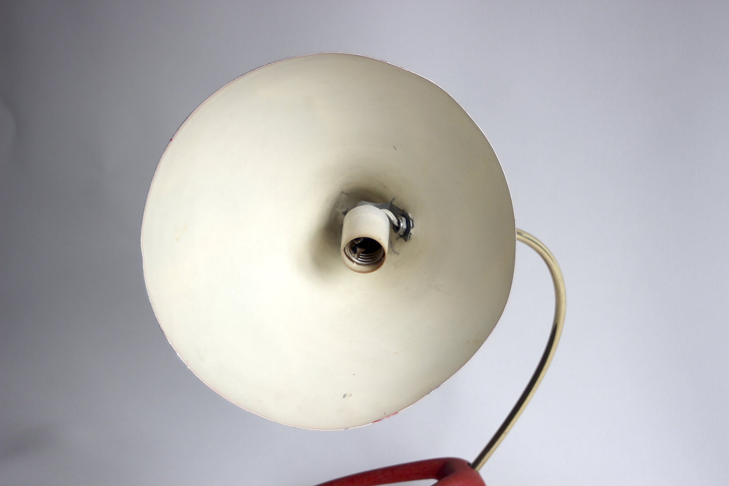 Louis Kalff Cosack 50s mid-century design crow's foot Stilnovo era table lamp desk