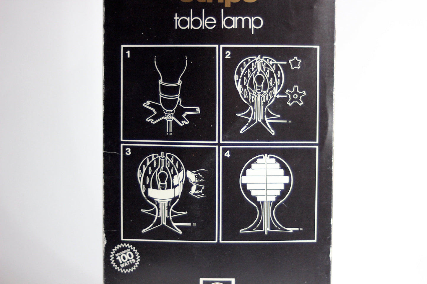 STRIPS table lamp. Flemming Brylle & Preben Jacobsen. Quality System. Denmark, 1965.