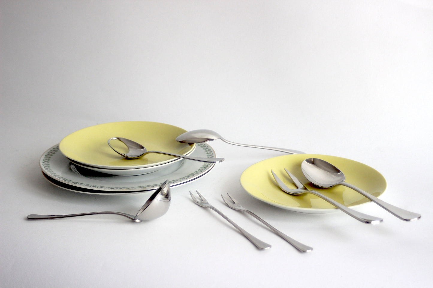 BERNDORF serving cutlery set with original packaging. New unused. Austria, 70s.