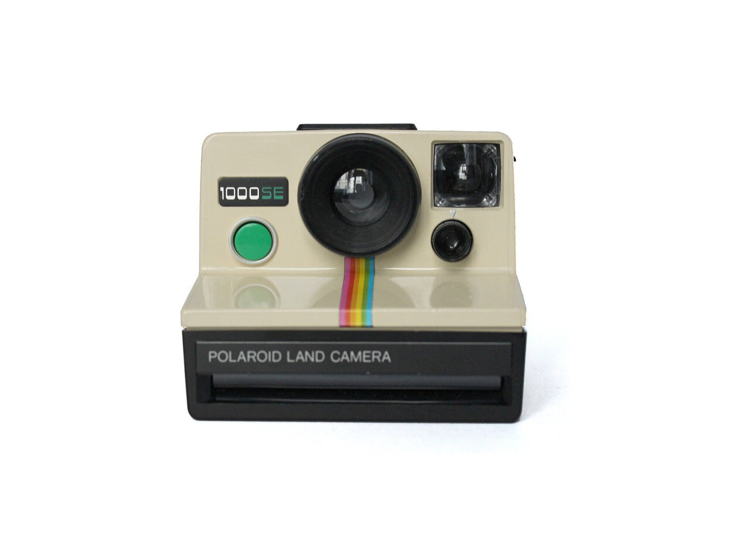 Polaroid 1000SE Land Camera (Rare edition) - green button [includes super cute leather case and flash bar]