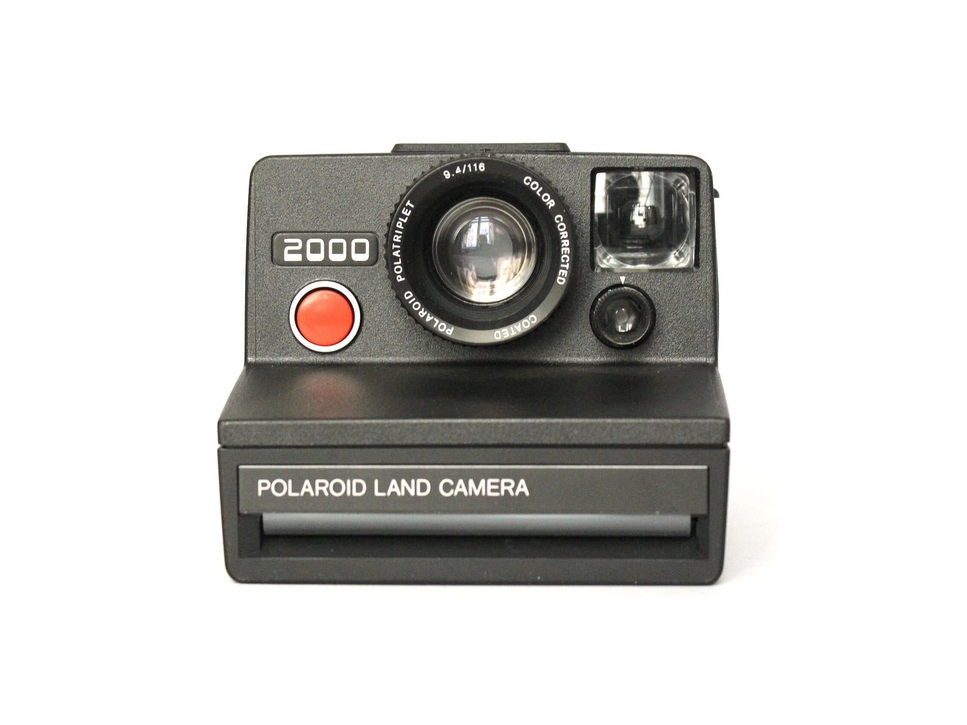 Polaroid 2000 Land Camera Leather Carrying bag (With the name of first owner written on the inside cover)