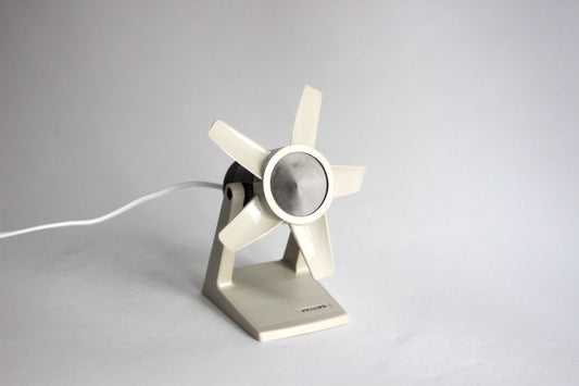 Philips HZ 5170 desk fan. Holland 1964. European Functionalist / Rationalist Design.