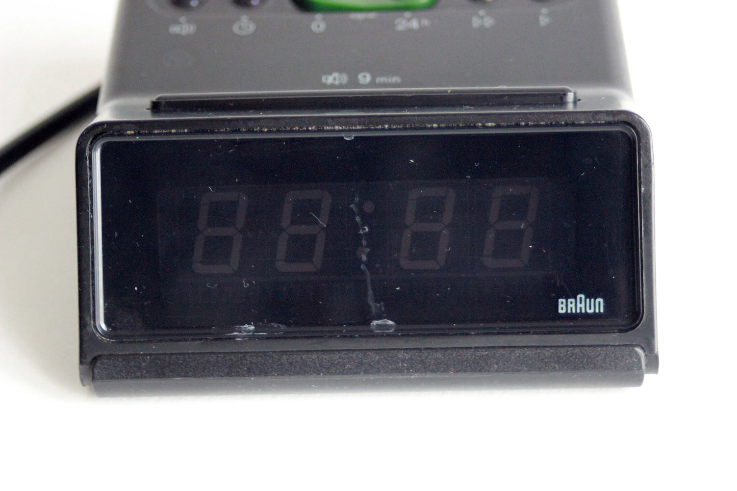 BRAUN DN30s digital alarm clock model 4808. Dietrich Lubs, Germany 1983.