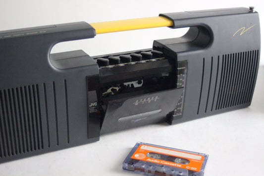 JVC N5 90s Stereo Radio Cassette recorder  FM-AM. Memphis style.