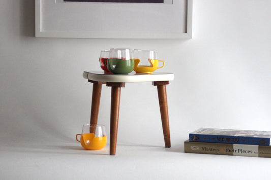 Small Side Table, Plant stool, flowers table, German Mid-Century Table. Mid-Century design. Austria, 50s / 60s.