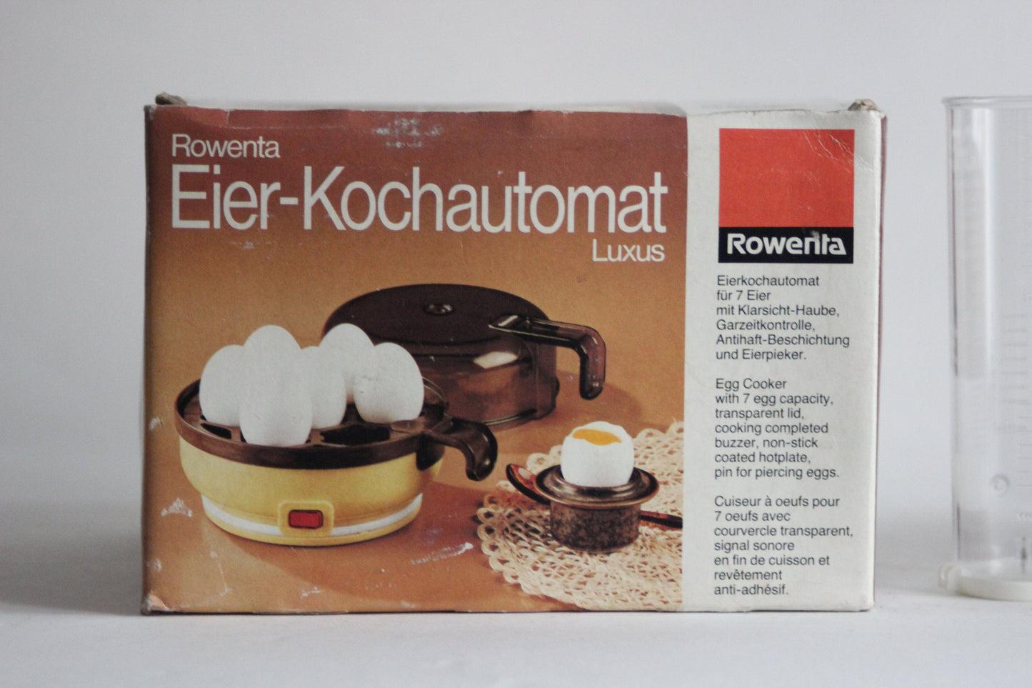 Rowenta Luxus KG-75 Egg Boiler. Vintage Egg Cooker. Space Age Egg Boiler. Germany 1970s.